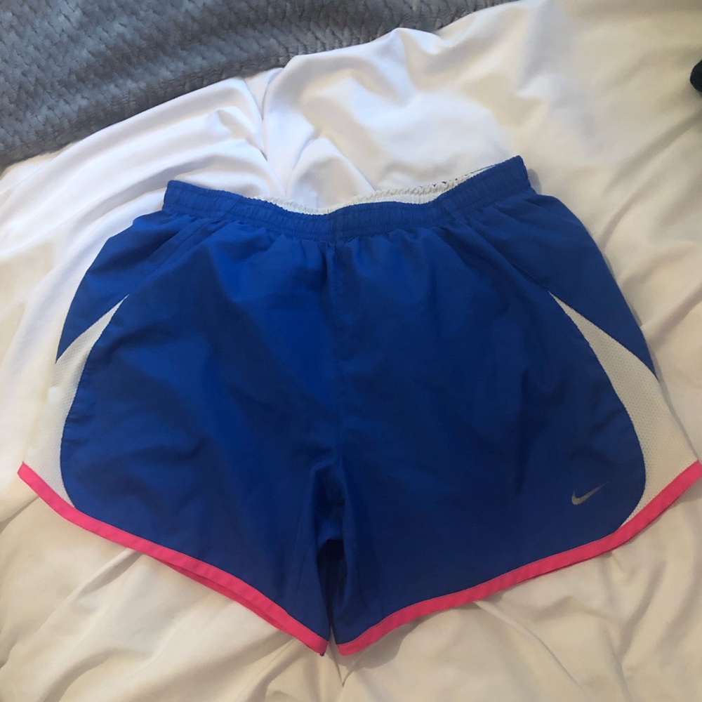 Blue nike shorts